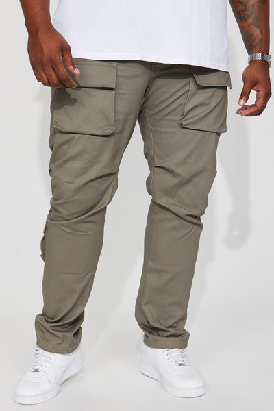 All Good Twill Cargo Pants - Grey - Fashionnove | Fashion Nova